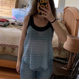 Flowy and sheer tank